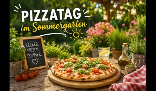 Bild zum Pizzatag im Sommergarten